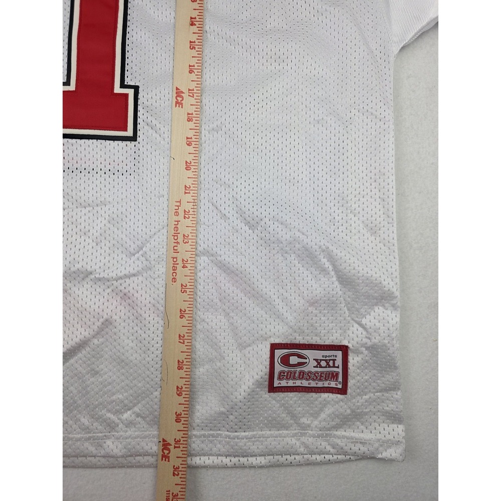 NWT Vintage Nebraska Cornhuskers Football White Jersey Stitched Mens L #1 NCAA - Picture 11 of 11